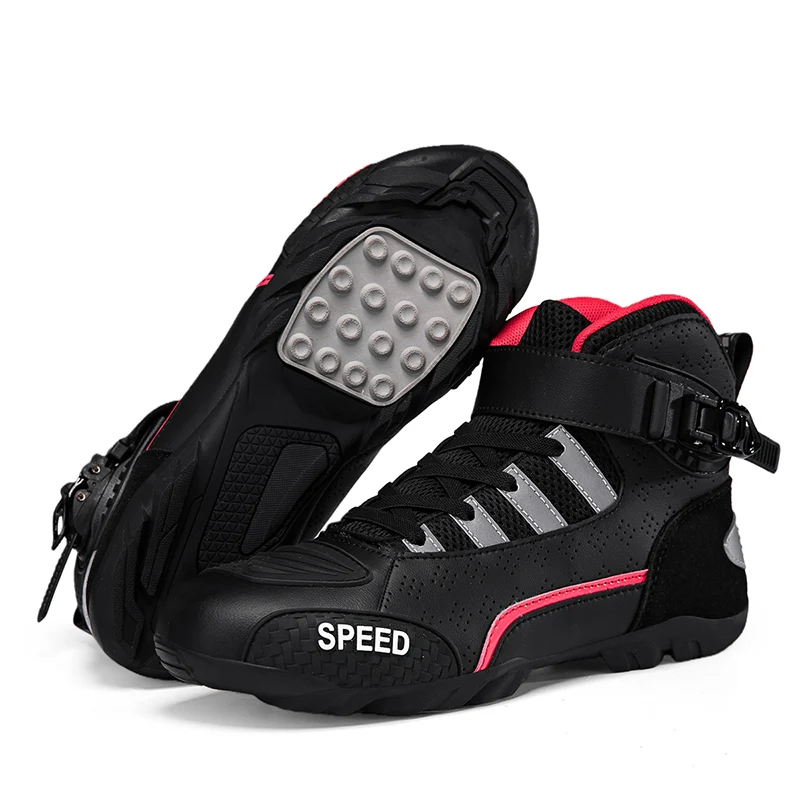 bottes-de-moto-confortables-resistantes-a-l'usure-bottes-de-protection-legeres-antiderapantes-pour-la-course-et-les-voyages-botas-para-moto-hombre