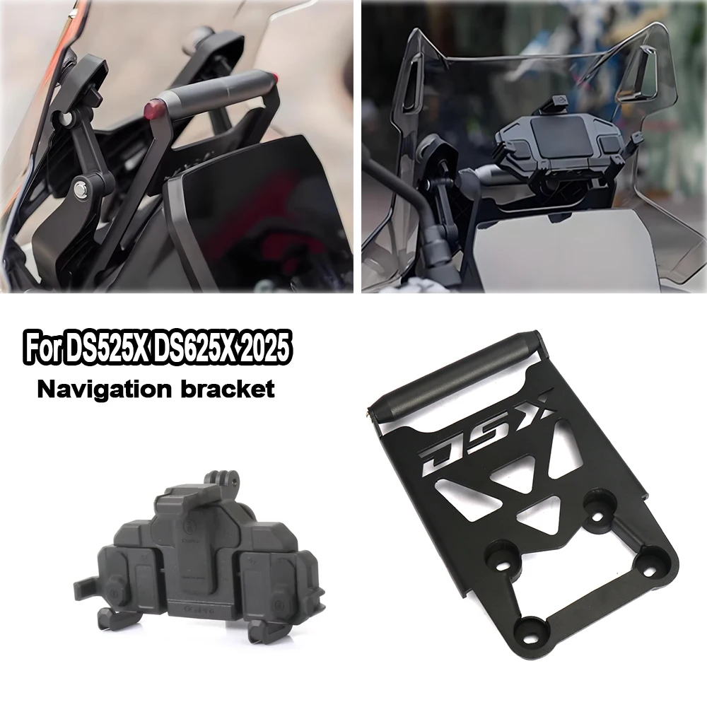 

For VOGE DS525X DS525 DS625X 625DSX 625DS 2025 New Motorcycle Accessories GPS Phone Holder Stand Navigation plate bracket