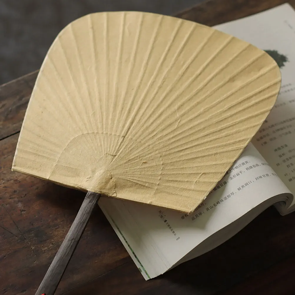 

Creative Japanese Art Fan Handmade Retro Paper Fan for Decor Blank DIY Project Kids Crafts nament Traditional Culture