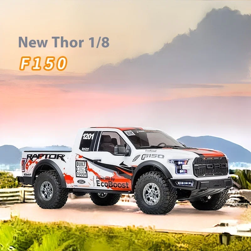 

Новая модель 1/8 от KM Thunder, пикап Ford Raptor F150 с дистанционным управлением, Электромобиль для подъема по бездорожью