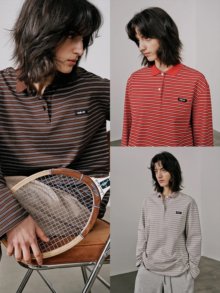 

Винтажная американская трикотажная футболка UMILAB с длинным рукавом, 100% хлопок, повседневная, свободного кроя, женская, весна-лето, защита от УФ-излучения