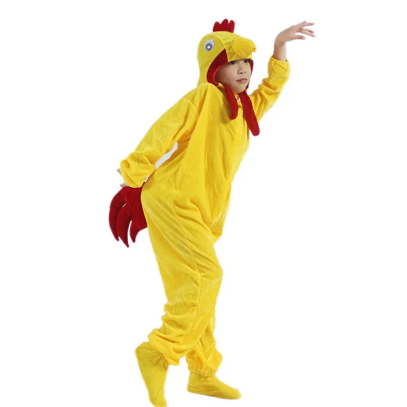 Boy Girls Children Hen Rooster Duck Chick Costume Cosplay Props Performance Clothing Dance Cartoon Animal Clothing