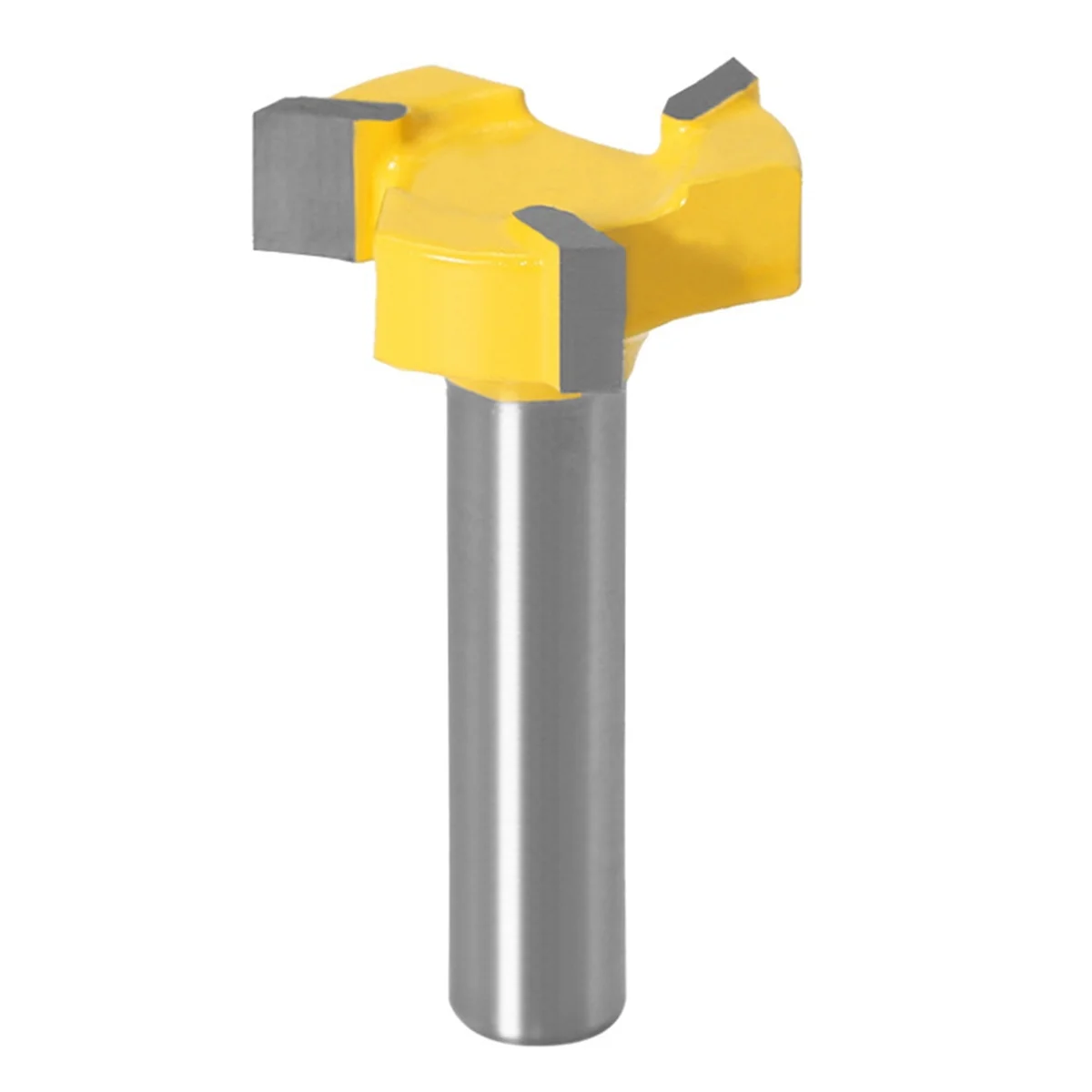 8mm Shank 3 Teeth T-Slot Router Bit Milling Straight Edge Slotting Milling Cutter Cutting Handle for Wood Woodwork
