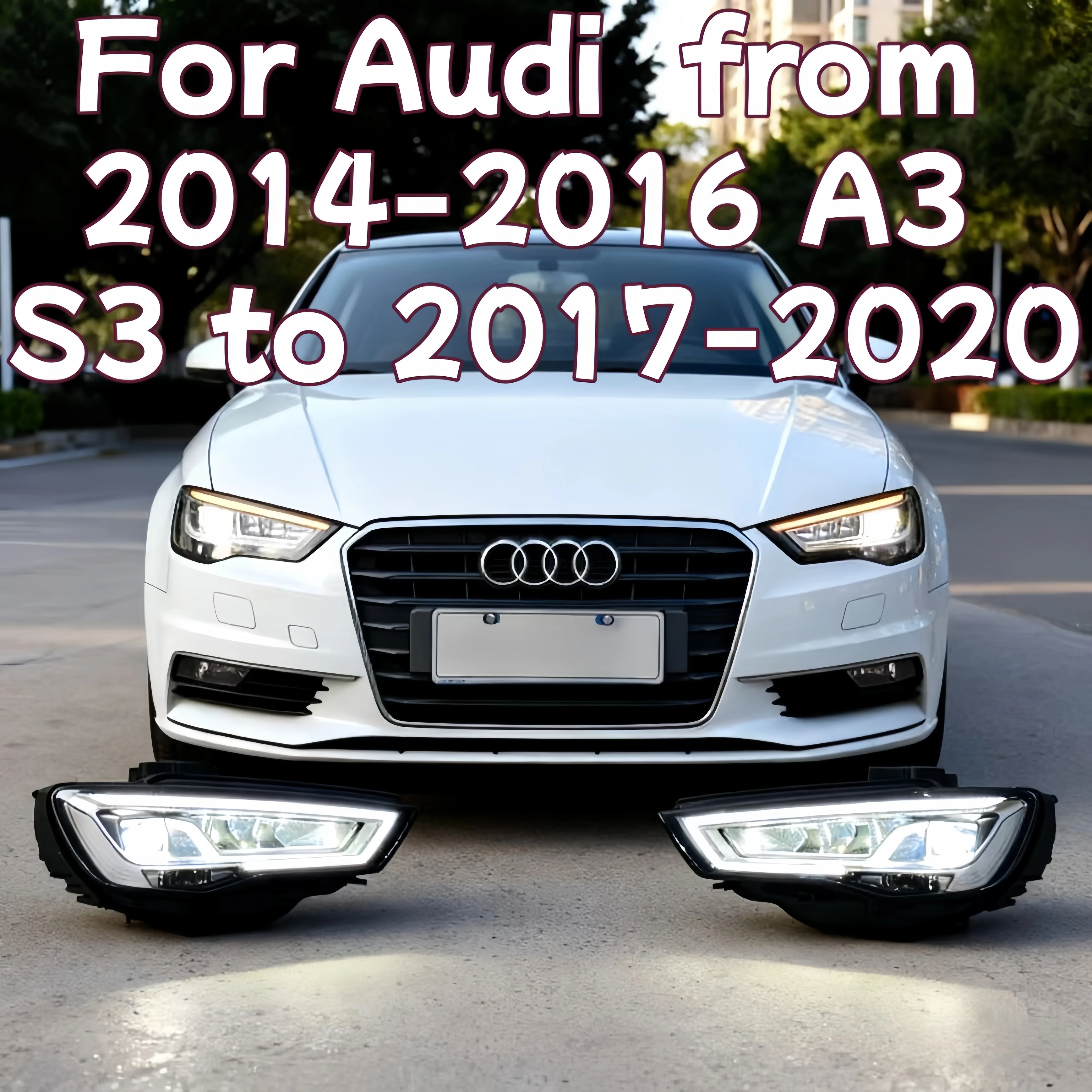 

Suitable for Audi 2014-2016 A3 S3 to 2017-2020 models LED headlight assembly non-destructive installation plug and play