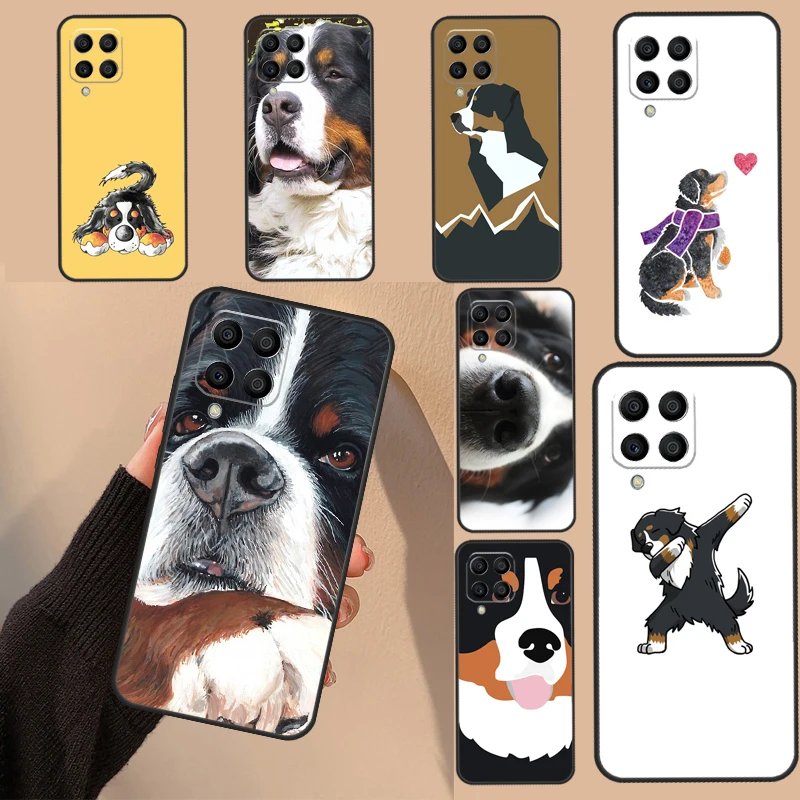 Bernese Mountain Dog Case For Samsung Galaxy M52 M32 M12 M53 M33 M23 M13 M51 M31 M11 M20 M30s M14 M34 M54 Cover