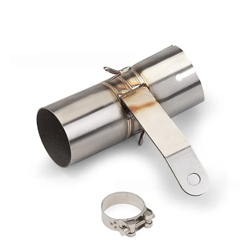 دراجة نارية العادم الانزلاق على الأنابيب 60 مللي متر الفولاذ المقاوم للصدأ لسيارات Bmw S1000rr 2020 2019 2021 2022 2023 2024 2025 تصميم منتصف الارتباط