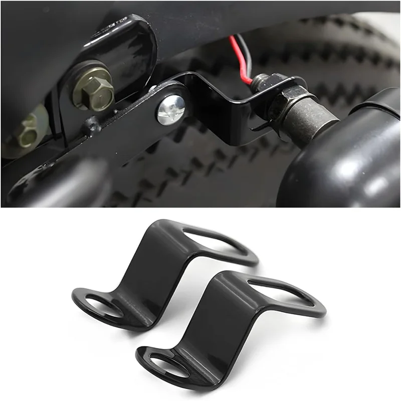 

1Pair Motorcycle Lamp Brackets Turn Signal Light Lamp Mount Headlight Brackets Motorbike Fork Indicator Mount Lamps Holder
