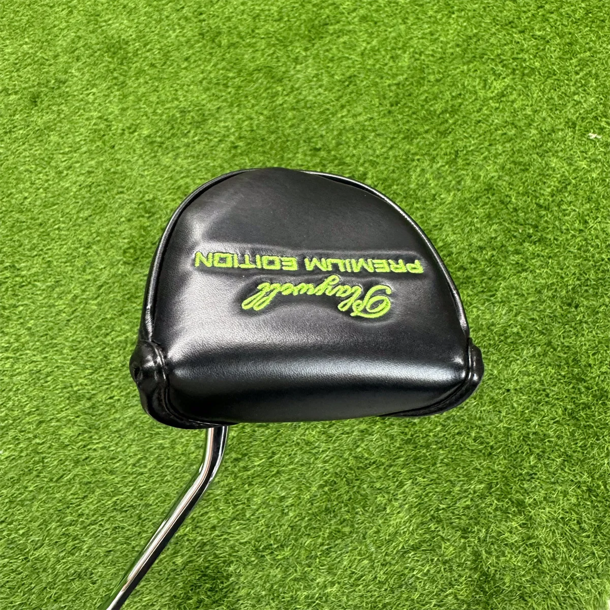 2025 New Golf Putter Authentic Driver Golf Men\'s Club Black with Green Putter with Line of Sight Large Grip Hitting Stability