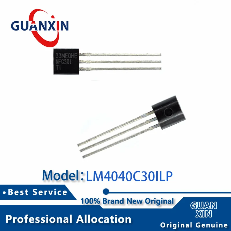 

100% New electronics LM4040C30ILP LM4040C30ILPR TO-92-3 Marking NFC30I LM4040
