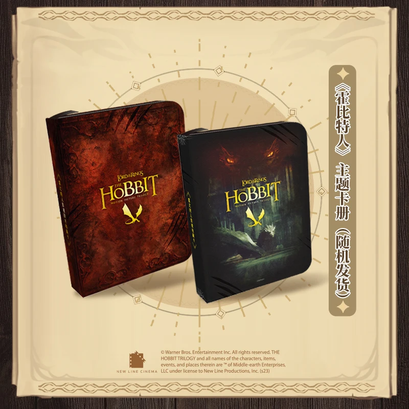 Card Fun The Hobbit Collection Card Lord of The Rings Trilogia cinematografica e televisiva Carte periferiche rare per bambini Scatola di carte hobby