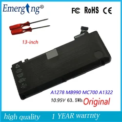 10.95v 63.5Wh New Original A1322 Laptop Battery for APPLE Macbook Pro 13