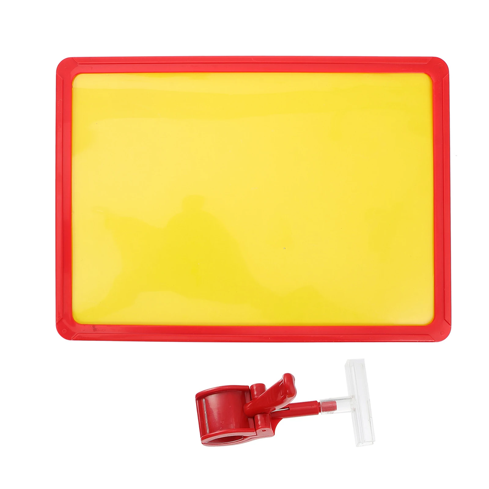 1 Set A4 Size Price Tag Board Clip Supermarket Merchandise Display Billboard Durable Abs Reusable Label Holder For Retail Stores