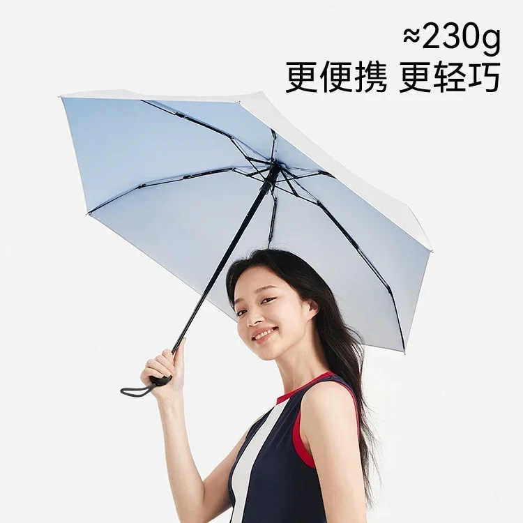 Small and portable sun umbrella with UV protection