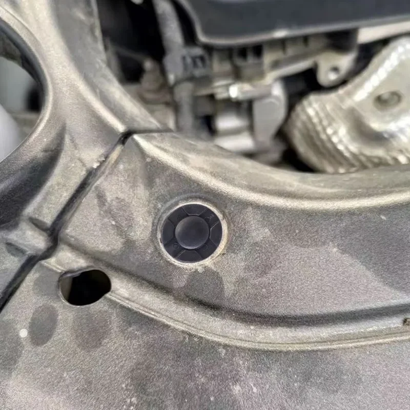 Car Black Plastic Corrosion-resistant Expansion 8mm  Mudguard Rivet Buckle Universal Automotive Interior Push-Type Retainer