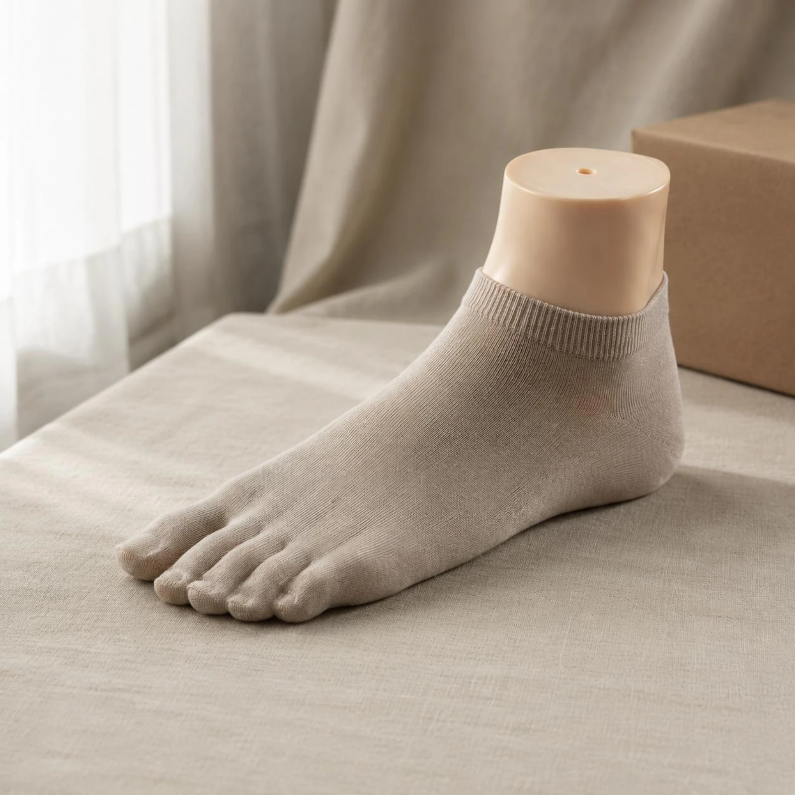 PVC Foot Mold Long-Lasting Sock Display Foot Smooth Finish Non for Photo Session