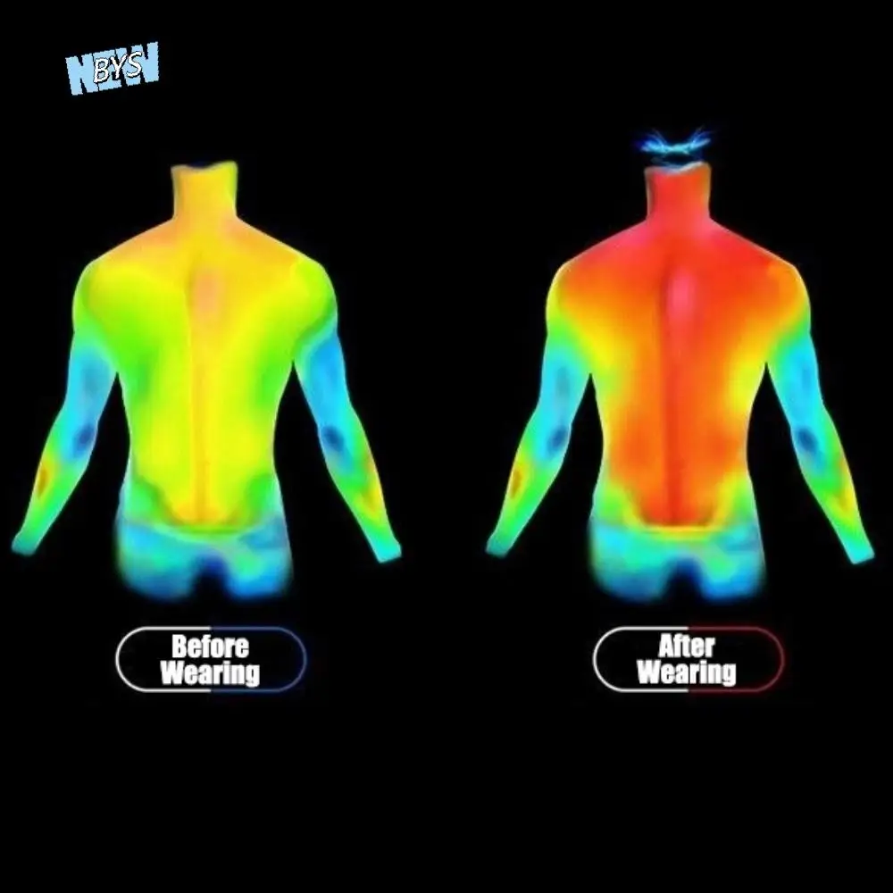 

2PCS Set Quick-drying Men's Ski Thermal Underwear Elastic Soft Fleece Fitness Suit Comfortable Tight-fitting Tops Pants Set Gym