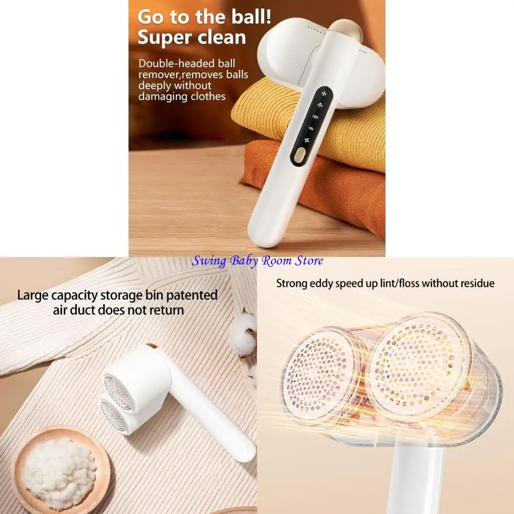K1AD Fabric Shaver Rechargeable Electric Lint Remover for Clothes and Furniture Use