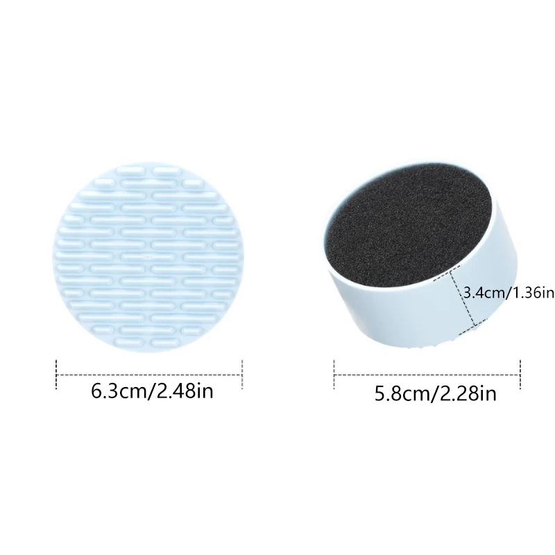Makeup Brush Cleaner Sponges Cosmetic Brush Drying Wash Eyeshadow Color Removal Portable Cleaning Case Beauty Egg Cleaning Bowl