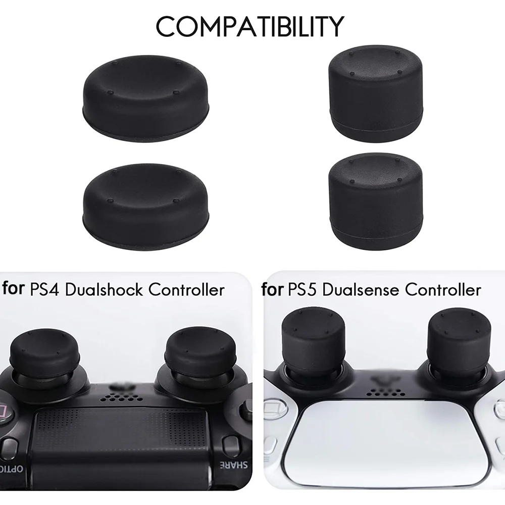 Siliconen Verhoogde Dop Voor Ps5 Handgreep Controller Keycaps Anti-Slip Cover Verbetert Gaming Ervaring Voor Ps5-accessoires