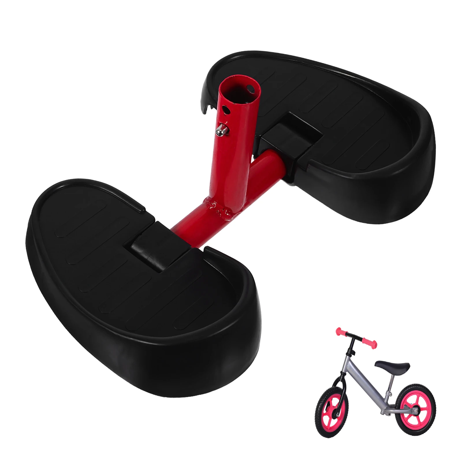 

Anti-Skid For Kids Cycling Tools Plastic Footrest Slip-Resistant Surface High-Strength Frame Easy Installation Rear Seat Foot