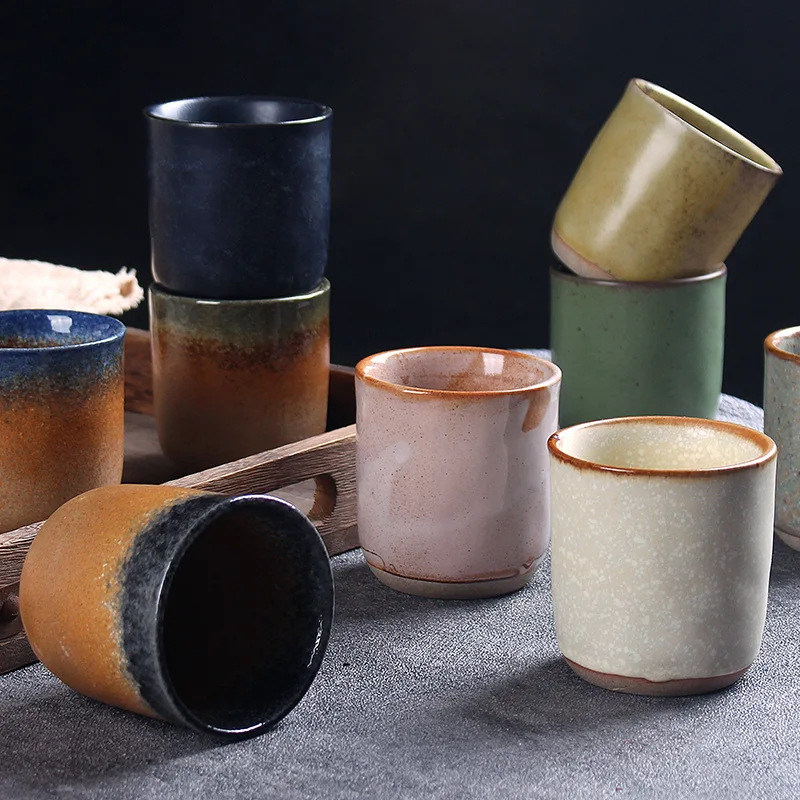 Tasse à thé en céramique artisanale japonaise, tasse d'eau pour usage domestique