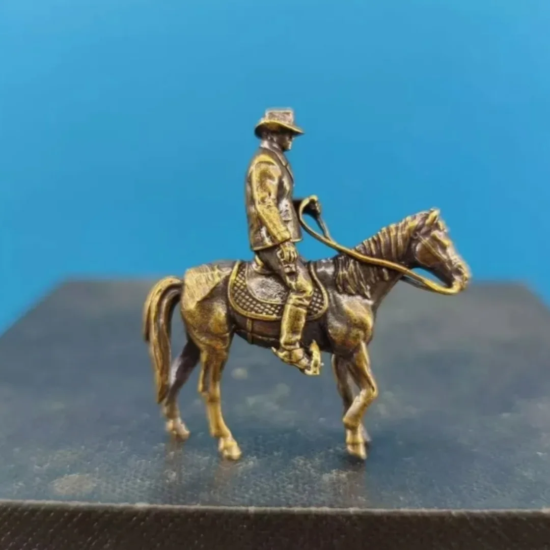 

Brass Red Dead Redemption Handmade Horseback Hunter Ornament
