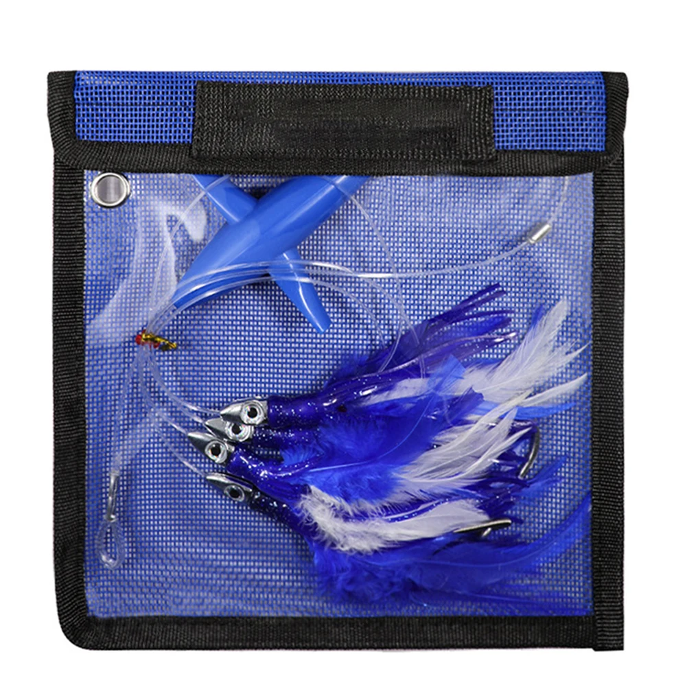 Dynamic Tuna Lure Bait Integrated with a Colorful Feathered Skirt and Toughened Steel Hook to Maximize Attraction to Fish