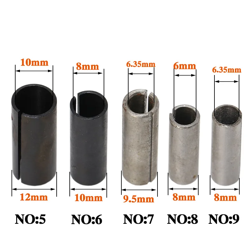 1PC Milling Cutter Transfer Chuck Set Converter Adaptor Connector For Electric Router Wood Cutters CNC Router Bit Tool