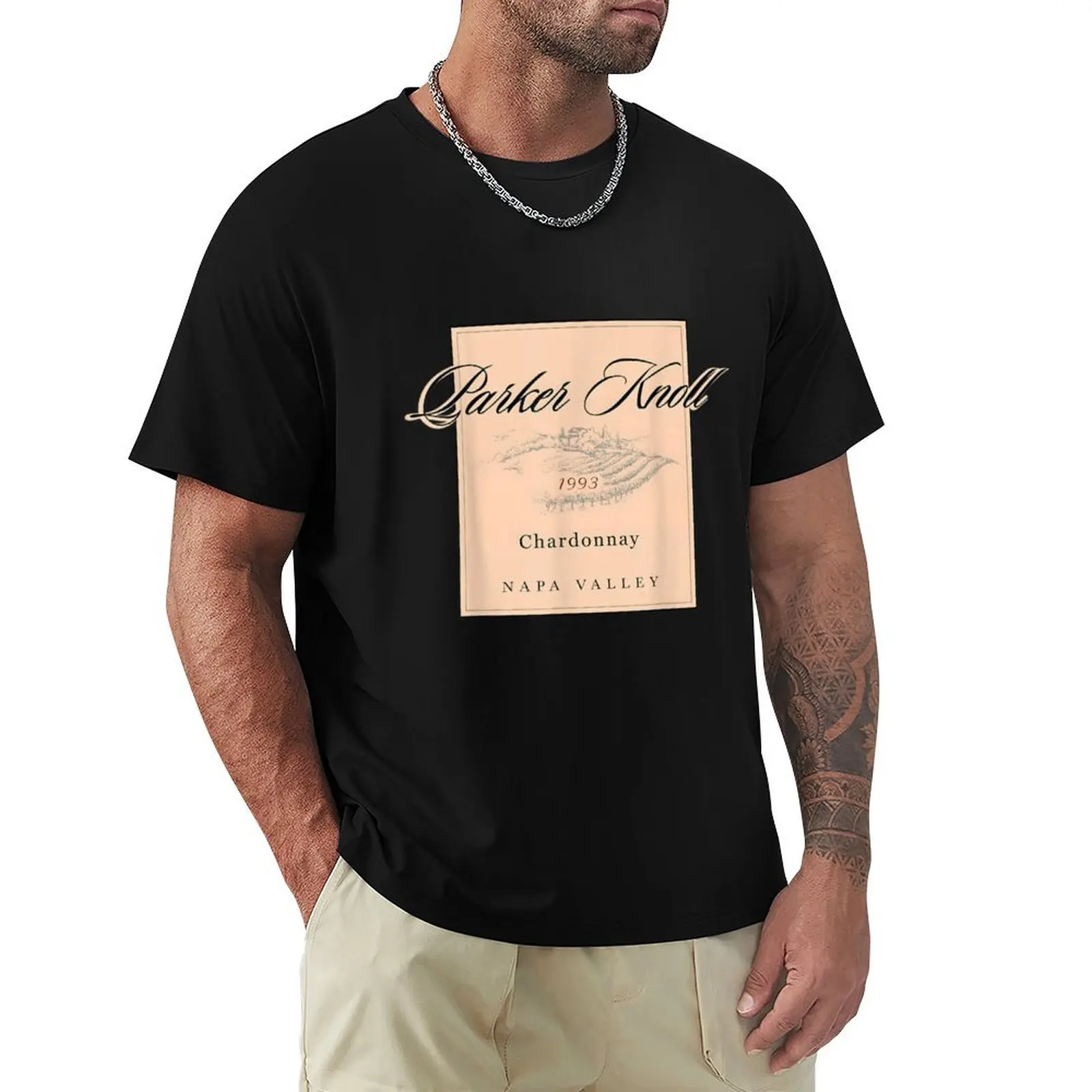 Camiseta Parker Knoll Chardonnay Napa Valley Parent Trap Wine Camp Walden para hombre, camiseta para vacaciones de verano