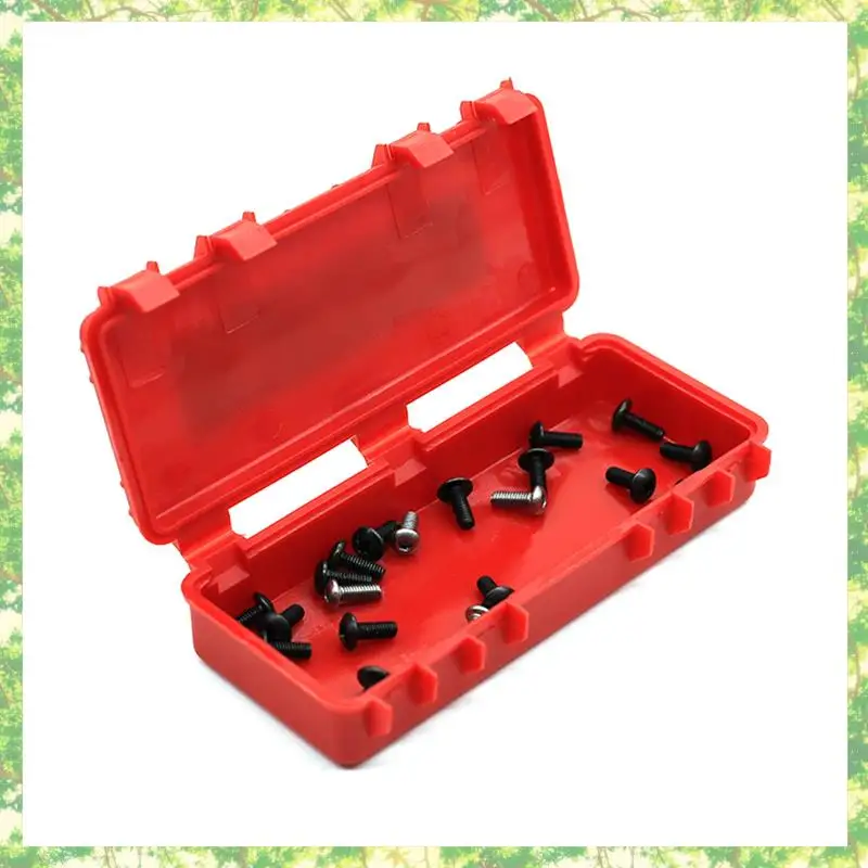 Caja de almacenamiento de plástico para coche teledirigido, herramienta de decoración ecológica, 15 Uds., para Traxxas Trx4 Axial Scx10 90046 D90 1/10, accesorios para orugas de control remoto