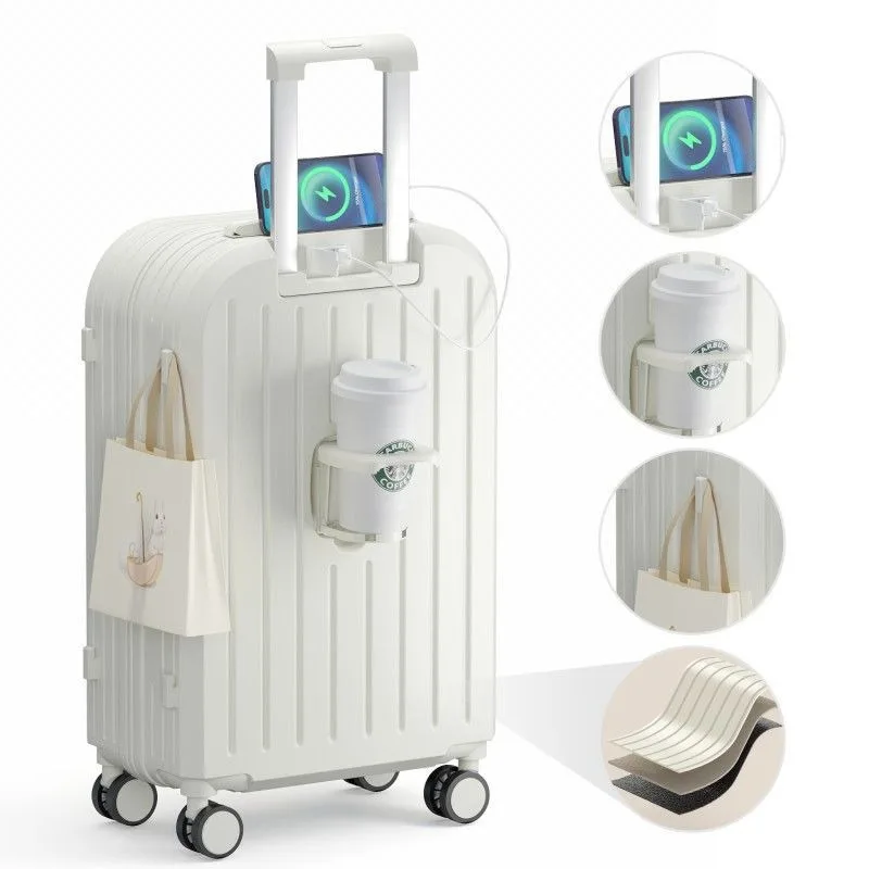 

Lightweight Hardside Spinner Luggage Suitcase TSA Lock Durable Expandable Stylish Rolling Wheels Cabin Size Suitcases Luggage