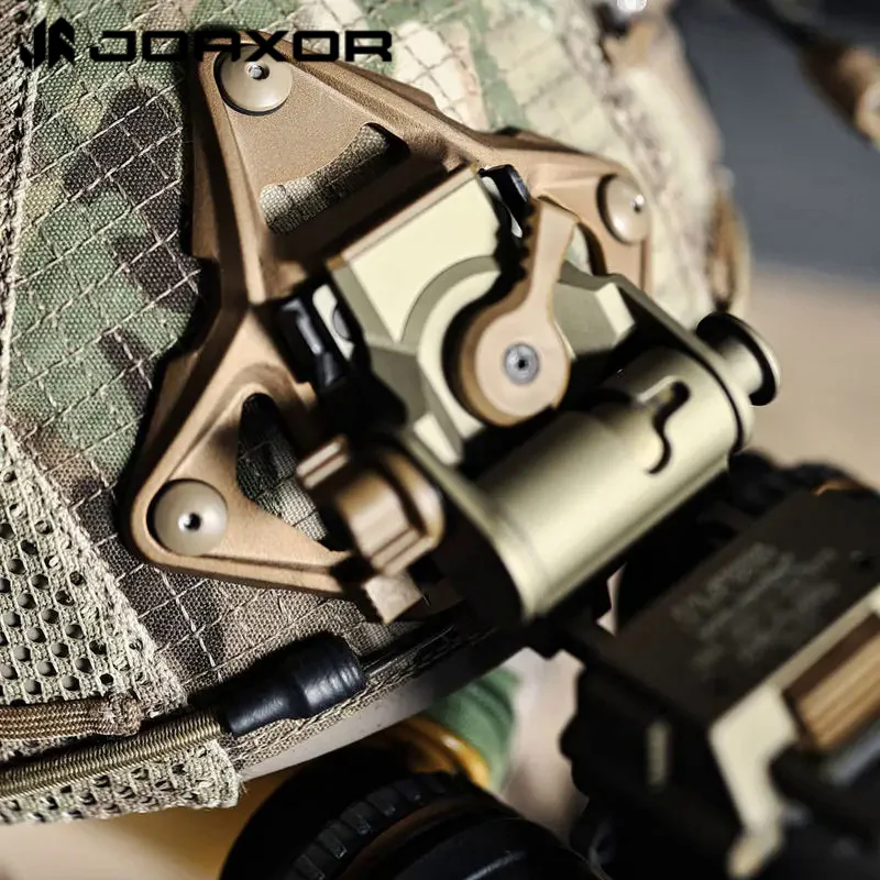 JOAXOR Tactical NVG Mount FAST tactical helmet 2.0 VAS Shroud AF Mich Helmet Aluminium bracket base