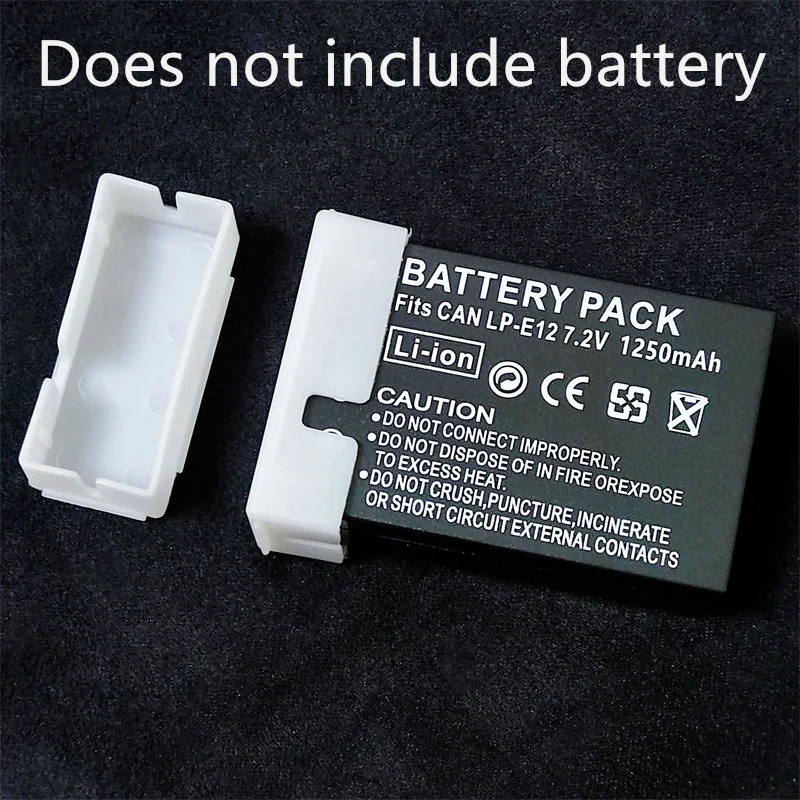 1-20Pcs LP-E12 Battery Cover Protect case for Canon  PowerShot SX70 HS EOS 100D M M2 M10 M50 M100 M200 M50 Mark II Rebel SL1