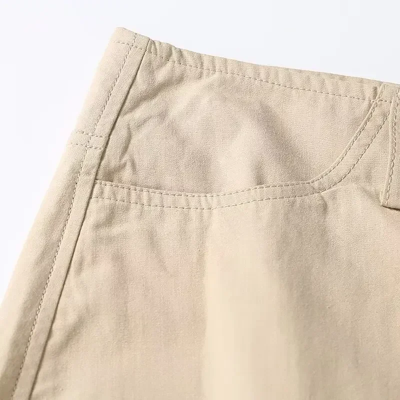 Dames 2023 Chique Mode Forensensplit Ontwerp Comfortabele Rok Retro Hoge Taille Knoop Dames Lange Rok Mujer