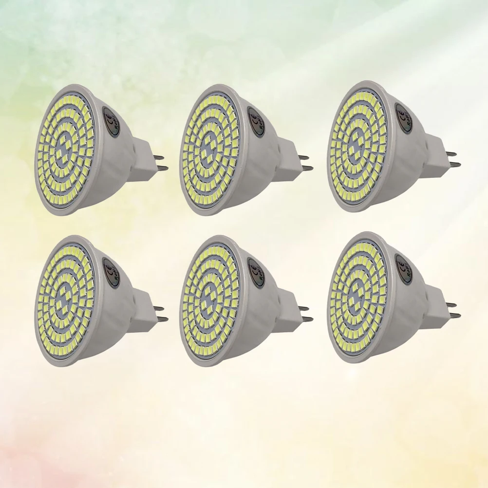 

6 Pcs Spotlight Cup Led Bulbs E27 G4 12v Gu10 220v for Flashlight E14 Mr16 Lamp 1w