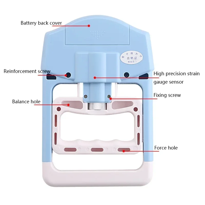 デジタル電子ハンドダイナロメーター90kg/200lbsカウントグリッパーハンドグリップ強化測定メーター自動キャプチャ電源