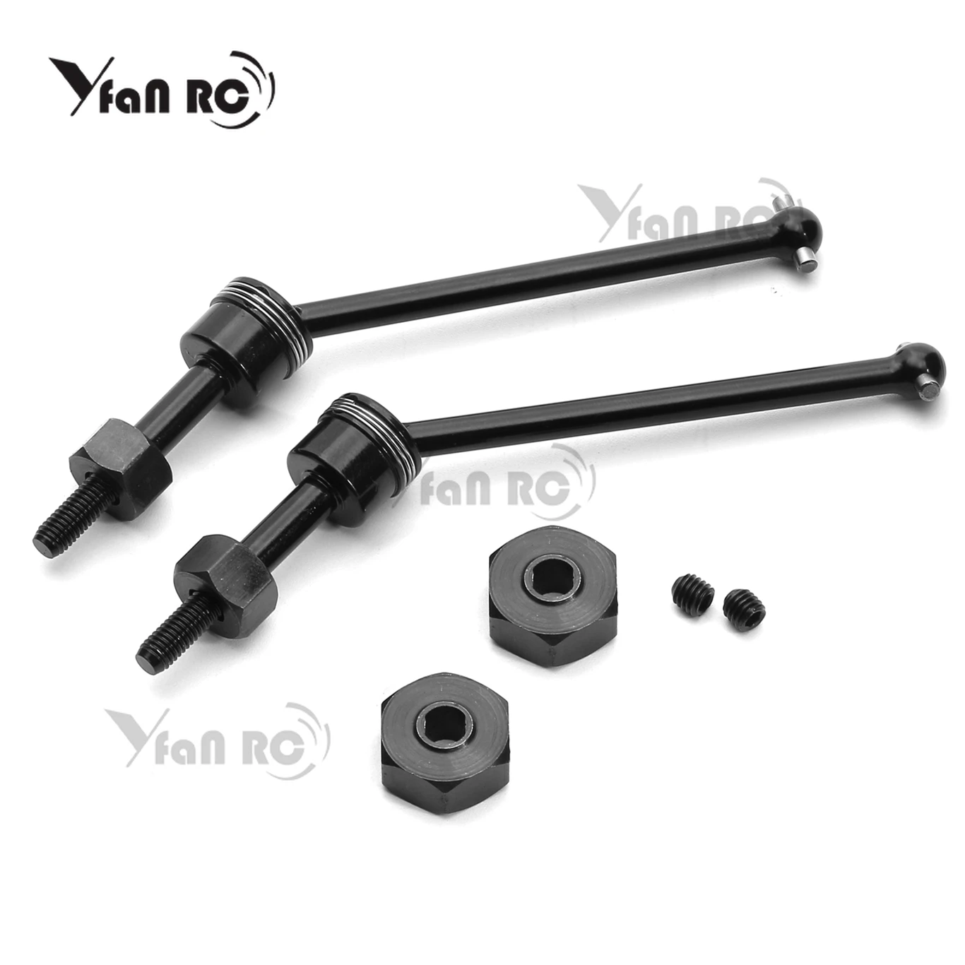 

2pcs Metal Front Drive Shaft CVD for Losi LMT 4WD Solid Axle Monster Truck 1/8 RC Car Upgrade Parts