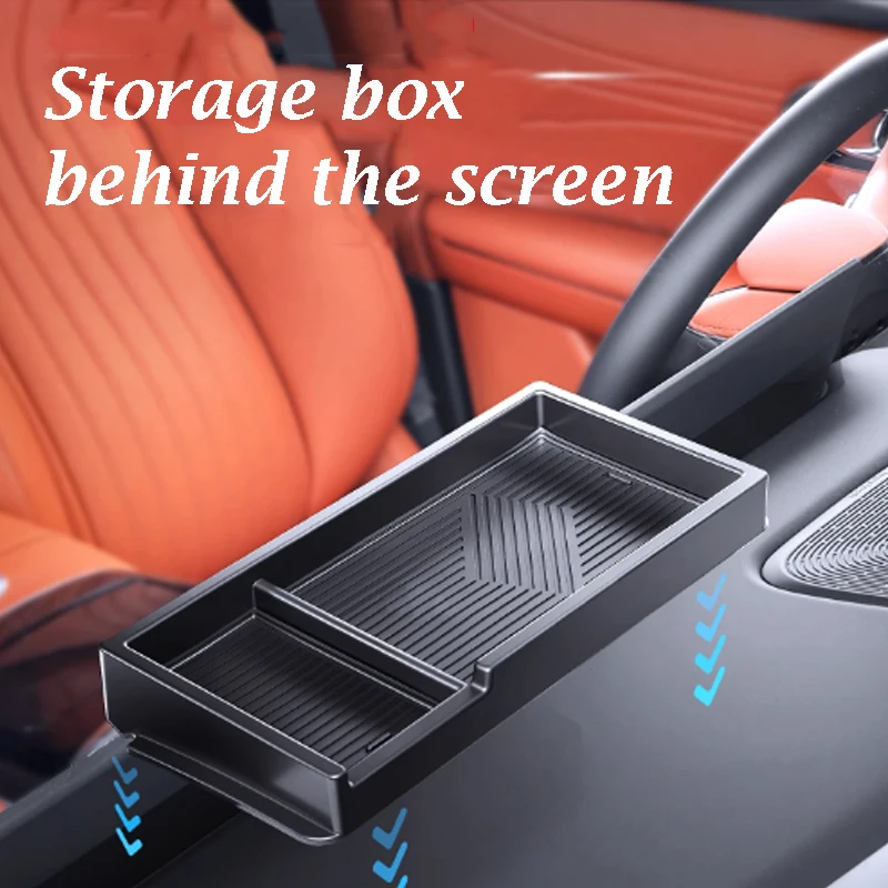 

For Geely Galaxy M9 2025 Storage Box Behind The Screen Instrument Panel Tissue Box Interior Accessories Modification Parts
