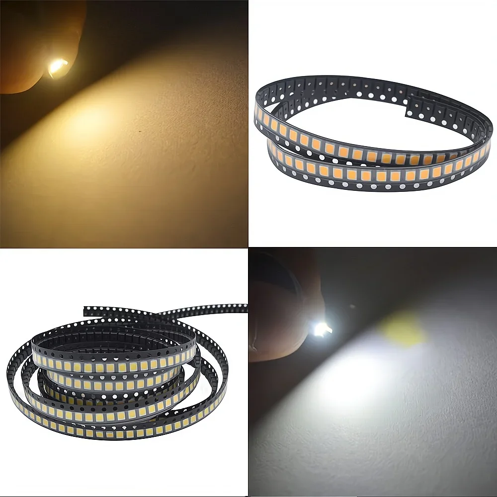 100 Uds 1210 lámparas SMD SMT para fiestas navideñas decoraciones navideñas atmósfera cuenta resaltar diodos ultrabrillantes emisores de luz