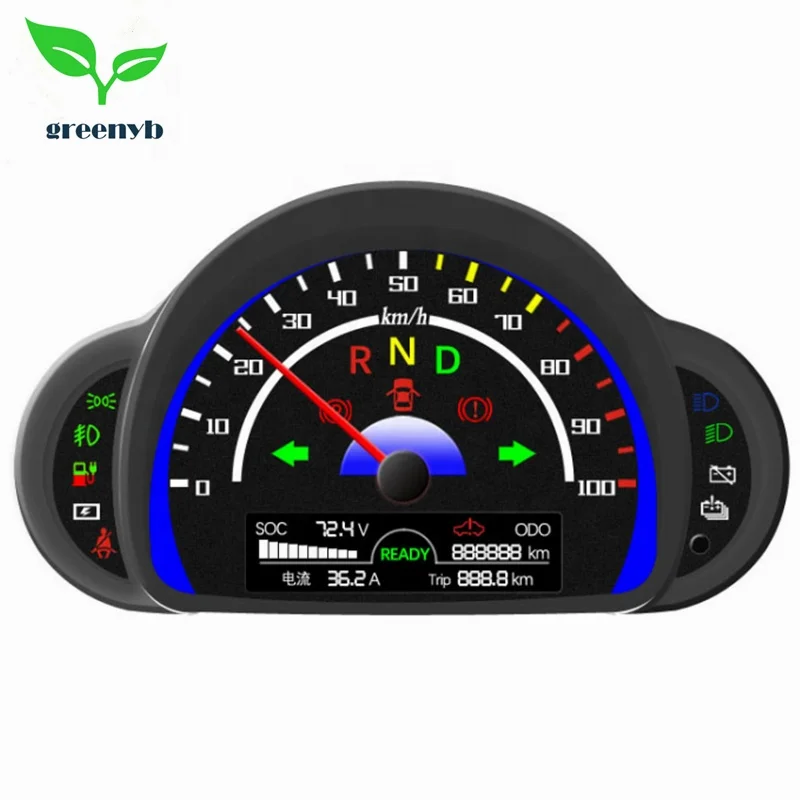 

E412 Car Meter Car Dashboard Display Automotive Parts & Accessories Instrument Panel Electric Bus