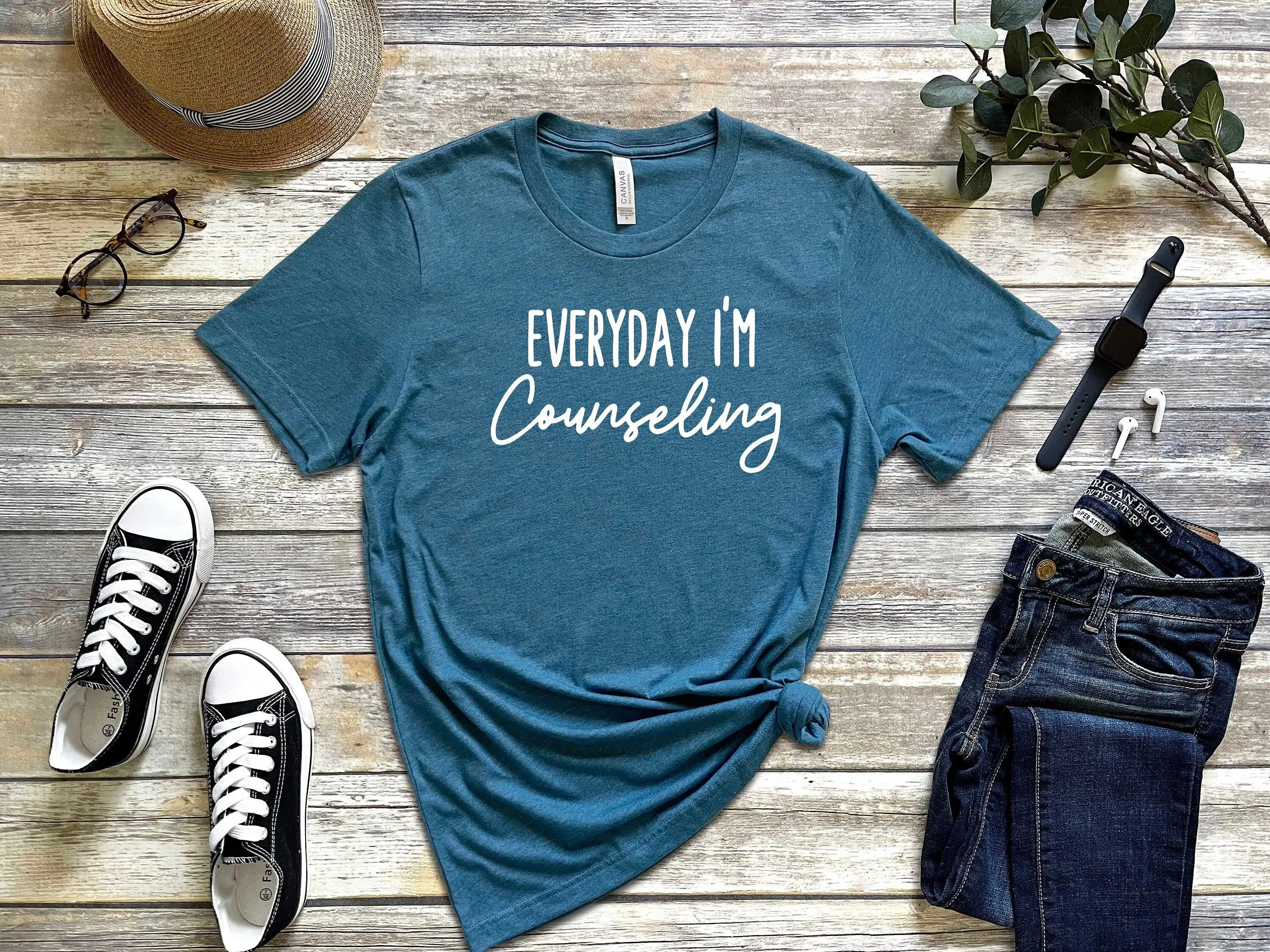 Everyday I'M Counseling T Shirt School Counselor Sweat For Teacher Motivational
