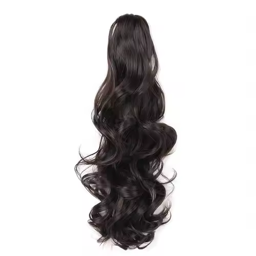 Claw Clip Ponytail Extension 18"&24 Clip in Wavy Synthetic Ponytail Hair Extensions Long Pony Tails for Women Extensions - Image 9