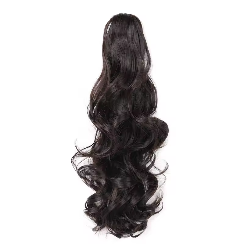 Claw Clip Ponytail Extension 18"&24 Clip in Wavy Synthetic Ponytail Hair Extensions Long Pony Tails for Women Extensions - Image 9