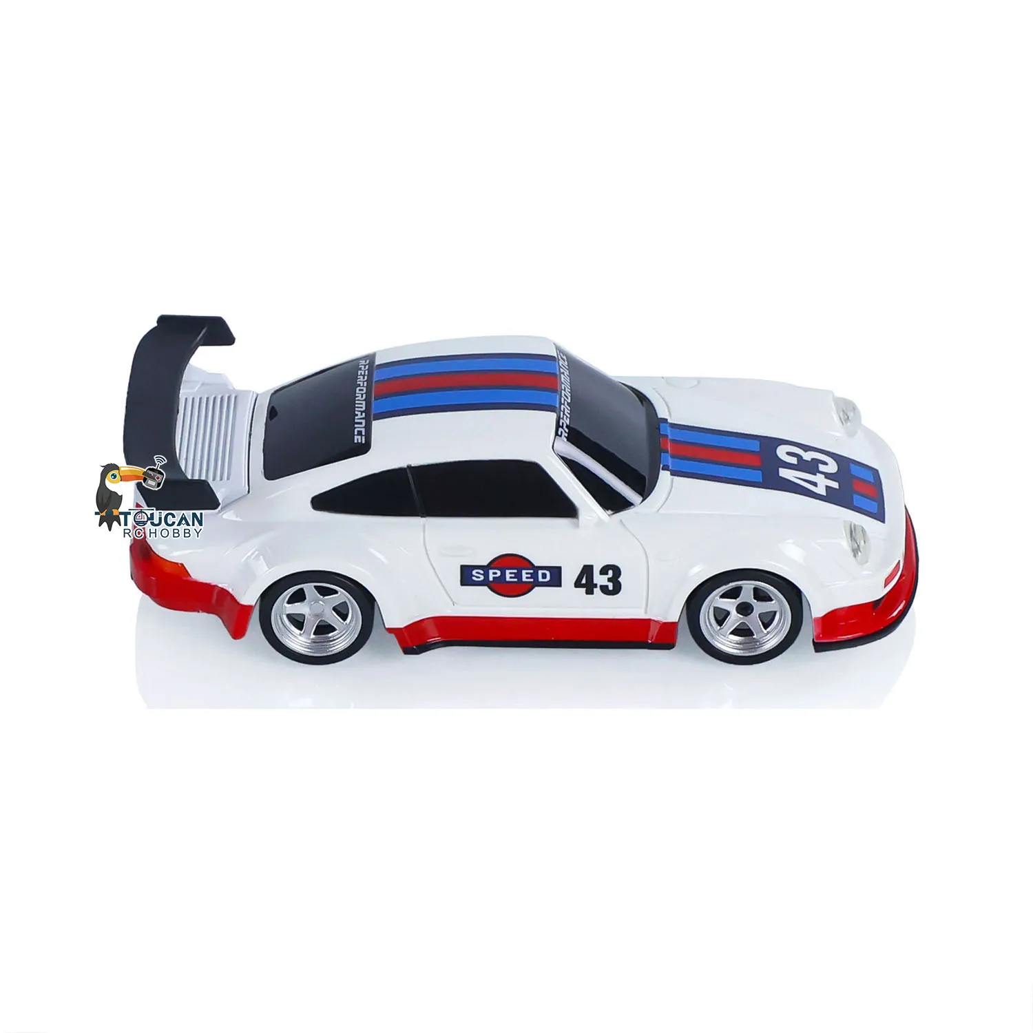 

US Stock 1/43 2.4G Gyroscope 4WD Ready-to-Go Mini RC Drift Car with Lights Ideal Toy for Hobby Enthusiasts Collection Setups