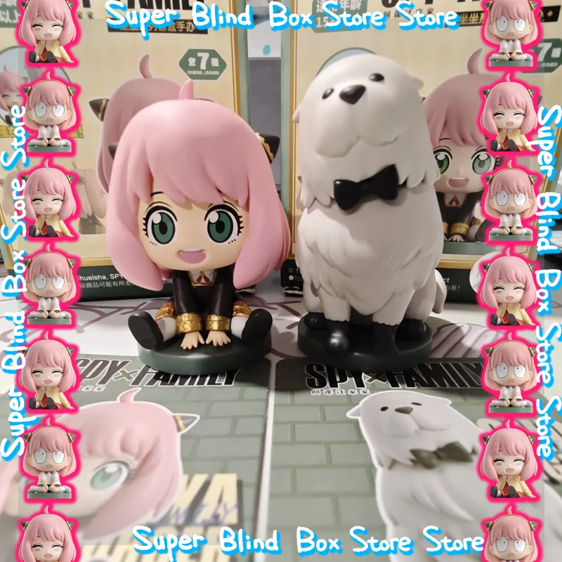 

Лидер продаж Spy X Family Sitting Series Blind Box Figures Anya Bond Forger Yor Forger Loid Forger Desktop Ornament Cute Doll Gift