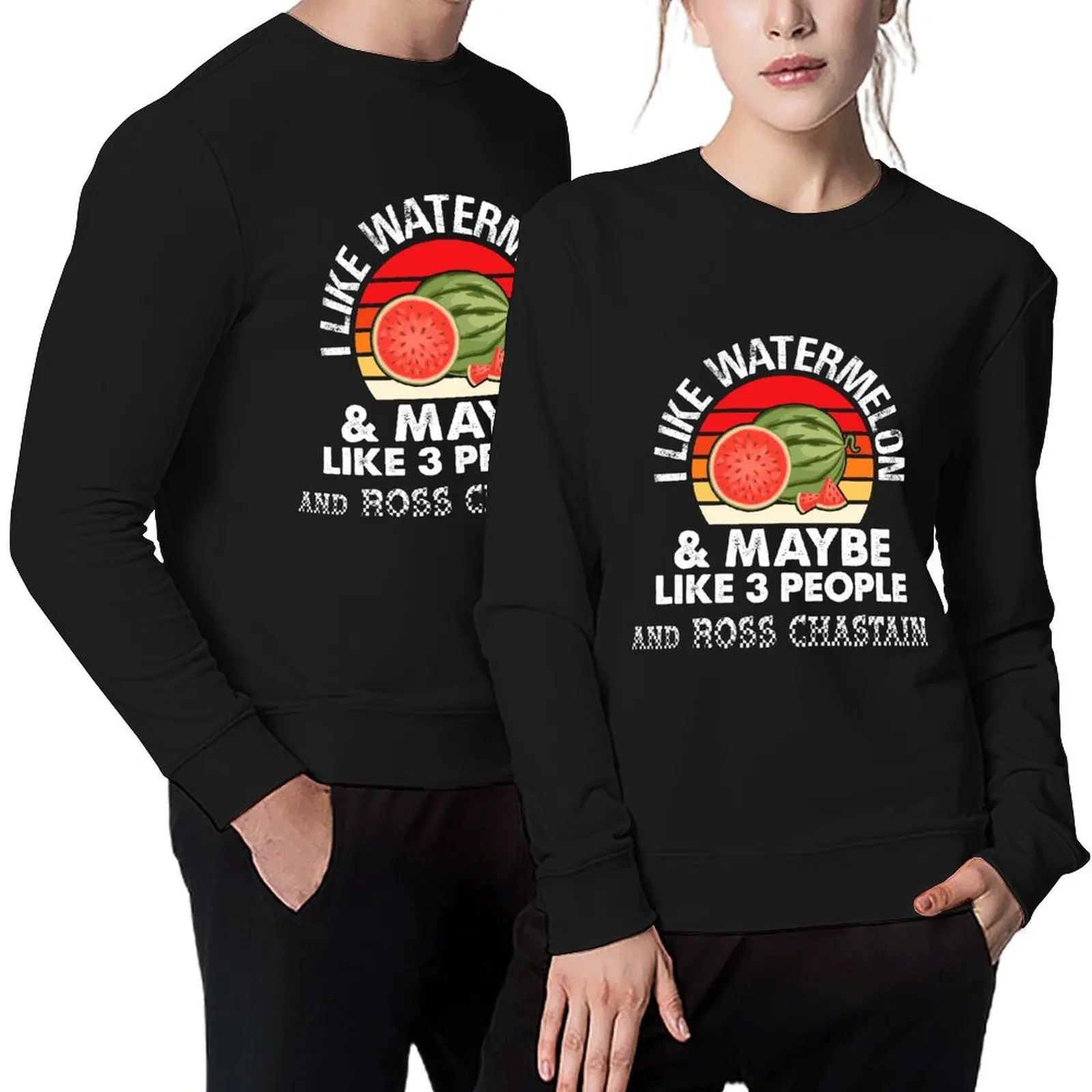 

I Like Watermelon Ross Chastain Pullover autumn jacket men aesthetic clothing clothes for men men wear sweatshirt for