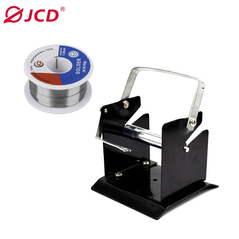 JCD Soldering Iron Stand Electric Soldering Iron Stand High Quality Metal Durable Solder Wire Stand Support With Cleaning Sponge