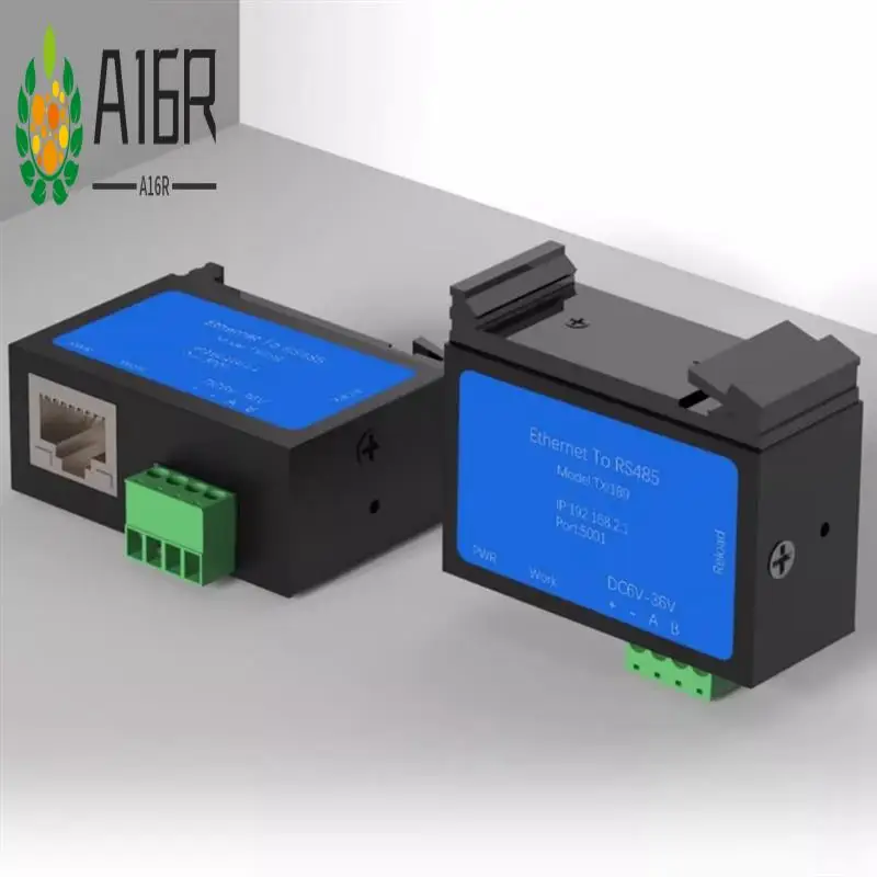 

A16R-RS485 To Ethernet Serial Port Server Modbus TCP/IP 600Bps-921600Bps Industrial Iot Communication Server