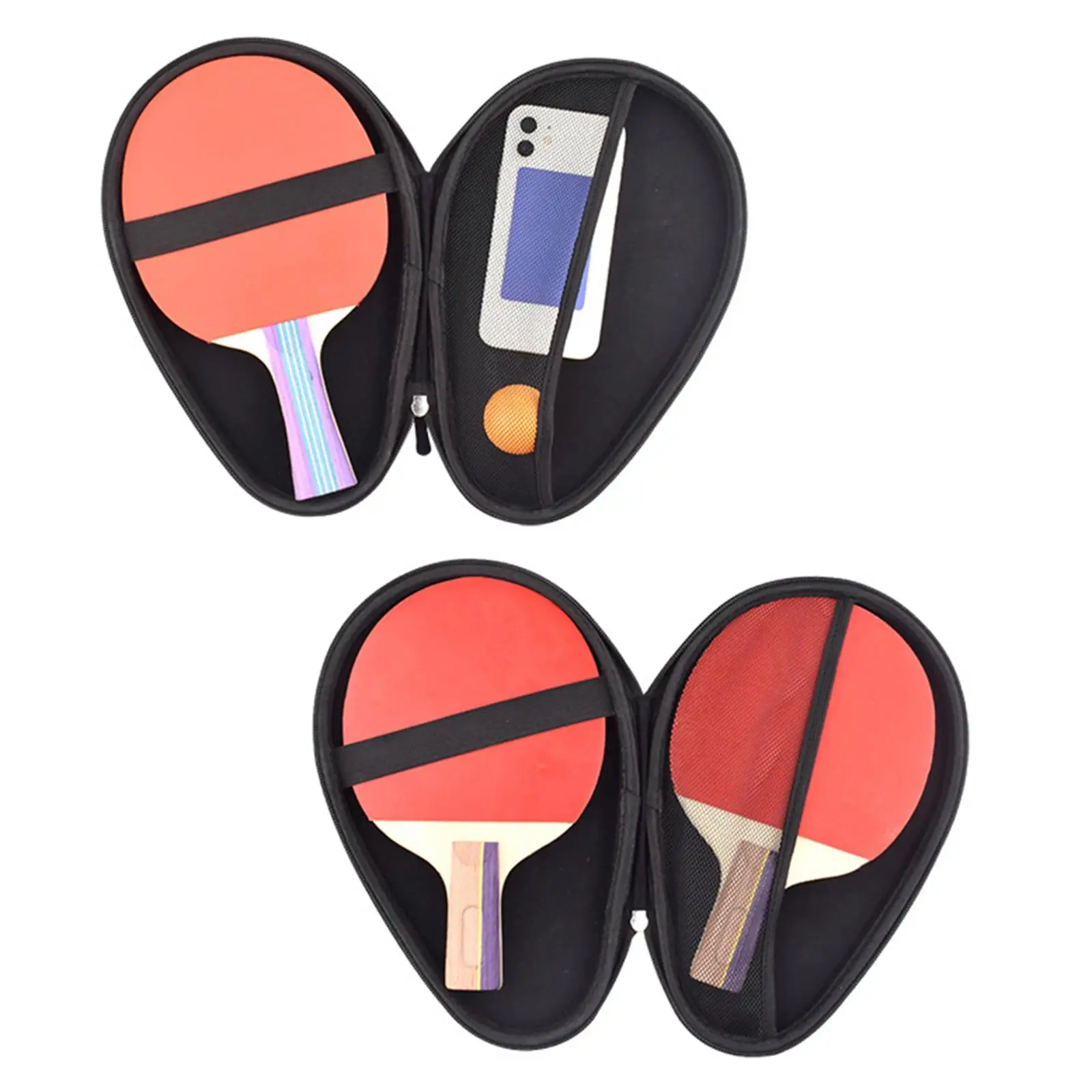 Multifunction Table Tennis Racket Bag Waterproof Durable Wear Resistant Hard