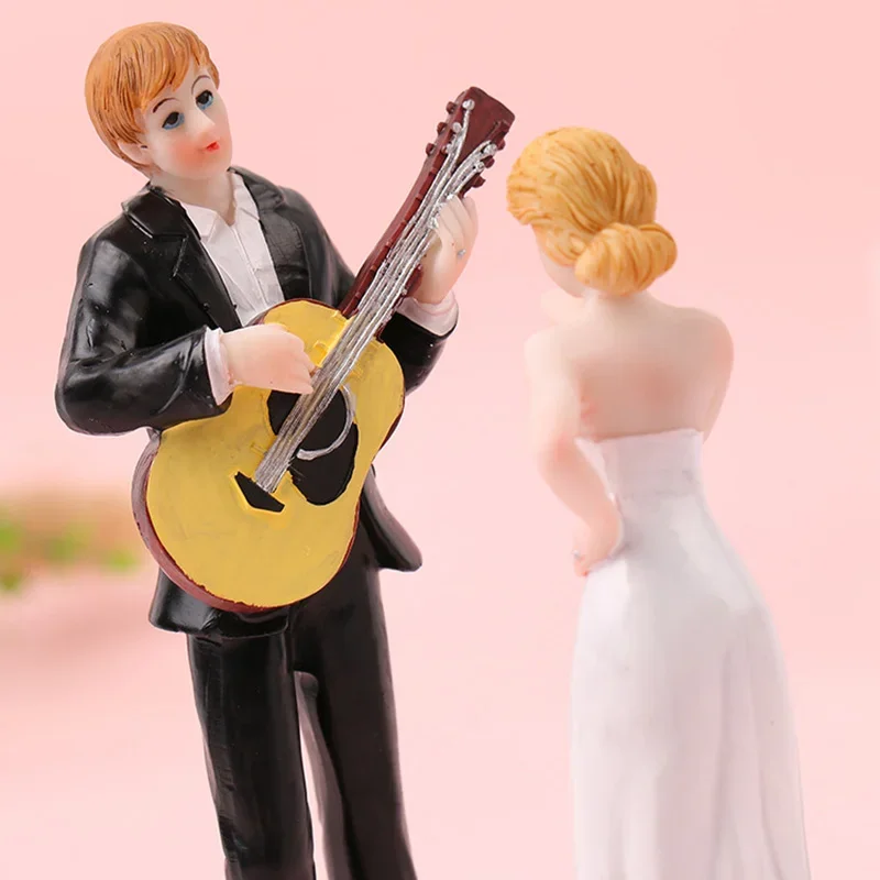 Neue Tortenaufsätze Puppen Braut und Bräutigam Figuren Lustige Hochzeitstorte Topper Ständer Topper Dekoration Lieferungen Heiraten Figur – Detail 4